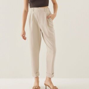 Love Bonito Phylis Tailored Peg Leg Pants Small